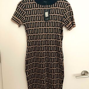 Bodycon ribbed dress.